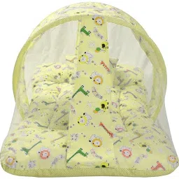 Cotton Kids Baby Net Bed | Infant Sleeping Mattress| Foldable, Portable & Comfortable Design Mosquito Net-27