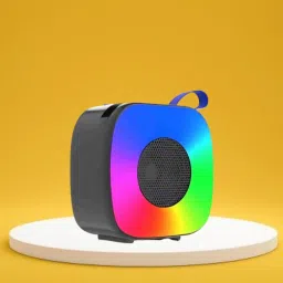 GUGGU Sonic (PORTABLE DESKTOP SPEAKER) Deep Bass Sound with Dynamic LED LightW418 10 W Bluetooth Laptop/Desktop Speaker-image-24