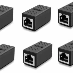 Sadow Pack of 10 Shielded RJ45 Ethernet Cable LAN Jointer Adapter Plug for Cat7 Cat6 Lan Adapter-10
