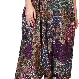Printed Rayon, Cotton Women Harem Pants-image-21