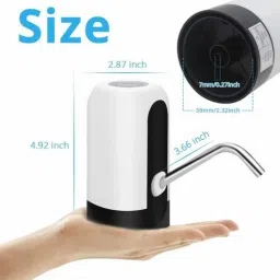 Automatic Water Dispenser, Wireless and USB Rechargeable ngh12 Bottled Water Dispenser-image-113