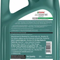 15W-40 API SP ACEA A3/B4 Castrol MAGNATEC DIESEL| NON-STOP PROTECTION FROM EVERY START Synthetic Blend Engine Oil image 3