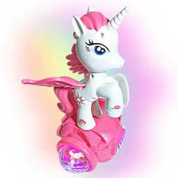 Dancing Unicorn Toy 360 Degree Rotating Lights & Music, Dancing Horse for Kids-image-33