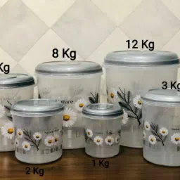 Plastic Grocery Container - 1000 ml, 2000 ml, 3000 ml, 6000 ml, 8000 ml, 12000 ml-17