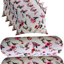 Microfibre Floral Bolster Pack of 7-image-60
