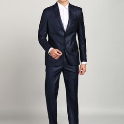 park avenue Men 2 PC Suit Self Design Suit-picture-16
