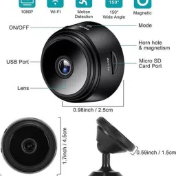 Ervmtech Mini Spy Camera Wireless Hidden Motion Detection Spy Hidden Camera WiFi 1080P HD Security Camera image 2