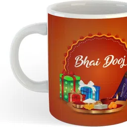 uniarawalas Special Gift For Sister Sis On Bhai Dooj (HD-D-13) Ceramic Coffee Mug-picture-1
