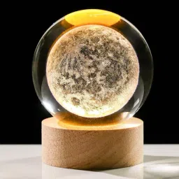 Moon Crystall Ball for Home Decor and for gifts for you sibling Night Lamp-image-0