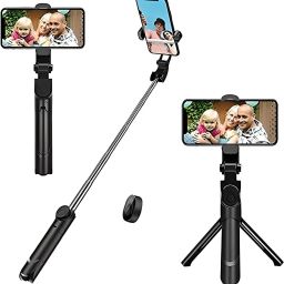 USTINE Bluetooth Selfie Stick with Wireless Remote And Extended Tripod Stand Bluetooth Selfie Stick-image-85