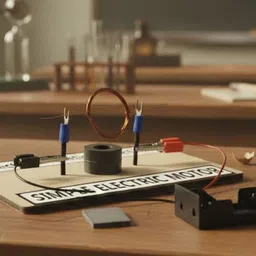 erhindia Electromagnetic Induction Physics Science DIY Kit Simple Electric Motor Toy-picture-15