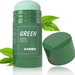 gabbu Green Tea Face Mask Stick – Deep Cleansing Clay for Oily Skin" Face Shaping Mask Face Shaping Mask-picture-33