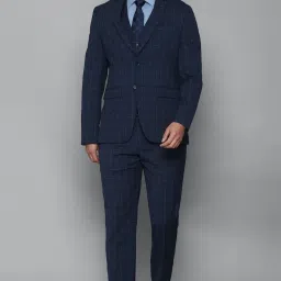 Men Single Breasted - 2 button Checkered Suit-image-94
