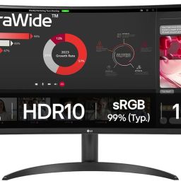 LG UltraWide 86.36 cm (34 inch) Curved WQHD VA Panel with sRGB 99%(Typ), HDR10, Dual Controller, Picture-By-Picture Feature, Flicker Safe, Smart Energy Saving, HDMI, DisplayPort, Headphone Out,Tilt Adjustable Monitor (34WR50QK-BL.ATRDMKN)-image-47