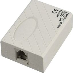 Red Champion ADSLVDSLAPDT Splitter for Landline phone and Broadband Modem Box Internet Phone Wired Ethernet Lan Adapter compatible with Windows-24