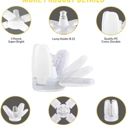 h decor 28 W Basic Standard B22 LED Bulb image 4