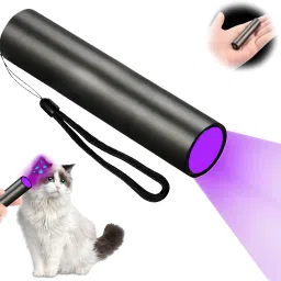 UV Ultraviolet Torch LED Light for Pet Dog Urine Detection Black UV Flashlight 10 hrs Torch Emergency Light-image-84