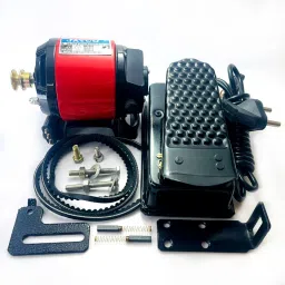 Sewing Machine Motor (COPPER WINDING) with Heavy Regulator (Base + L-SET) -RED - Electric Sewing Machine-image-86