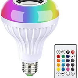 SYARA ANJ_305_Led Wireless Light Bulb Speaker Base Color Changing With Remote Control Smart Bulb-picture-17