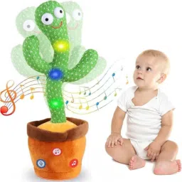 Dancing Cactus Talking Plush Toy with Singing & Recording Function-image-4