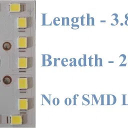 geeta enterprises (PACK OF 2) 15w MCPCB Led Raw Material For Led Bulb (Square) Light Electronic Hobby Kit image 2