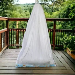Cotton Infants Washable Ceiling Hung Mosquito Net for Baby Sleeping Plain C122 Mosquito Net-image-73