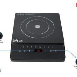 life ok 2000 W Induction Cooktop Touch Panel image 4