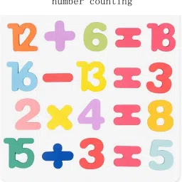 zarqito wooden puzzle for kids Number and Alphabet combo 2 pack image 5