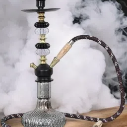 14 inch Iron, Glass Hookah-image-87