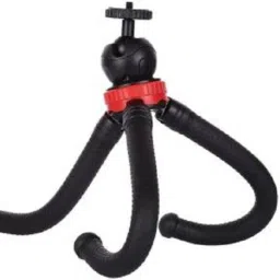 THEMRCREATIOn red black Gorilla Tripod with Rotating Ball Head Tripod asd8 Tripod image 5