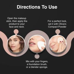 olivia INSTANT WATERPROOF MAKE-UP STICK 05 TOUCH & Concealer image 3