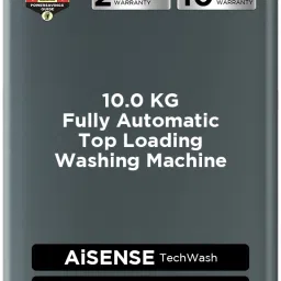 10 kg Fully Automatic Top Load with In-built Heater Grey-3
