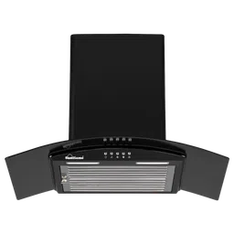 Sunflame Bella 60cm 1100m3/hr Ducted Wall Mounted Chimney with Stainless Steel Baffle Filter (Black)-image-77