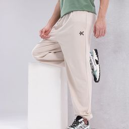 hrx by hrithik roshan Men Solid Beige Track Pants-picture-39