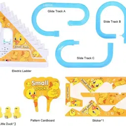 dorytoys Duck Slide Toy Set, Automatic Stair-Climbing Race Track Set-DUCK TRACK-30 image 2