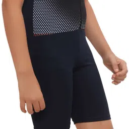 Boys One-Piece Printed Swimsuit, Comfortable & Stylish Swimming Costume Printed Men Swim-dress Black Swimsuit-image-40