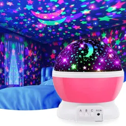 Star Lamp for Kids Bedroom, for Child Sleep Peacefully in Dark Stars Moon Night Lamp-image-7