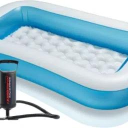 Baby Pool Bathtube With Air Pump For kids, Pool Bath Tub Size 166CM*100 CM 5.5ft-image-79
