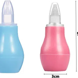 2pcs Baby Nasal Aspirator/Soft Nose Cleaner/Squeezable Pump Manual Nasal Aspirator-image-38