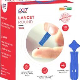 point of care Round Lancet Glucometer Lancets-19