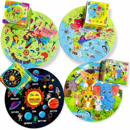 4 in 1 Puzzle for kids india and World Map Puzzle for kids-image-63