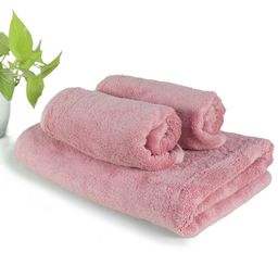 Heelium Set Of 3 Super Soft & Quick Absorbent 600 GSM Bamboo Cotton Towel Set-4