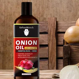 UrbanMooch Red Onion Hair Oil for Hair Growth & Hair Fall Protection 100ml-image-53