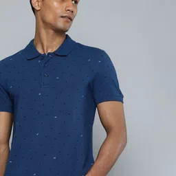 ether Typography Printed Polo Collar T-shirt-image-82