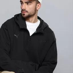 PUMA Motorsport Mercedes-AMG Petronas F1 Relaxed Fit Hooded Pure Cotton Sweatshirt-image-94