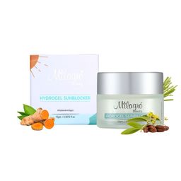 Milagro beauty Natural SPF Gel-Based & Non-Sticky UV Rays Protection Hydrogel Sunblocker 15 g-30