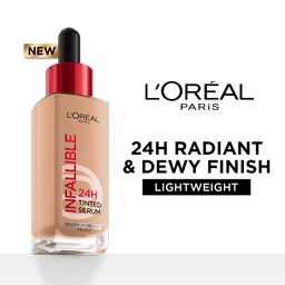 LOreal Paris Infallible 24H Lightweight Dewy Tinted Serum Foundation 30ml - Light 2-3-19