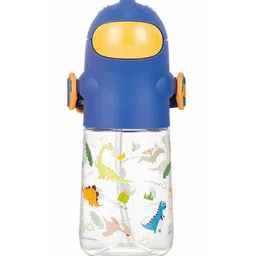 YK Blue & Transparent Single Stainless Steel Printed Water Bottle-picture-40