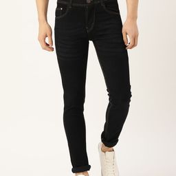 PARIS HAMILTON Men Black Solid Skinny Fit Stretchable Jeans-picture-57