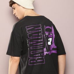 Kook N Keech Batman Men Batman Printed Oversized T-shirt-image-86